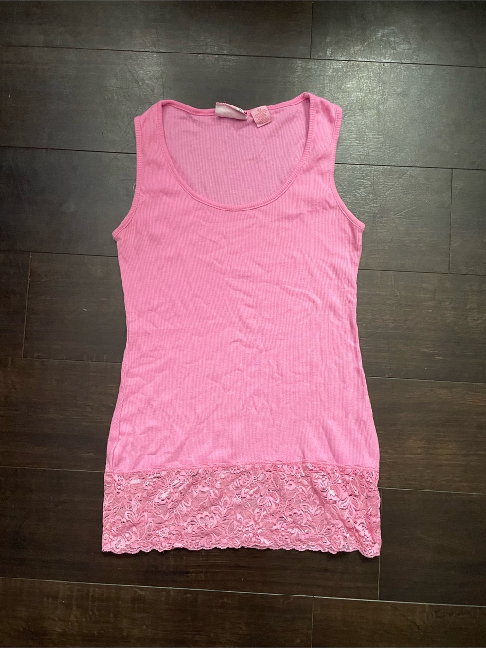 Vintage Y2K pink Lace top